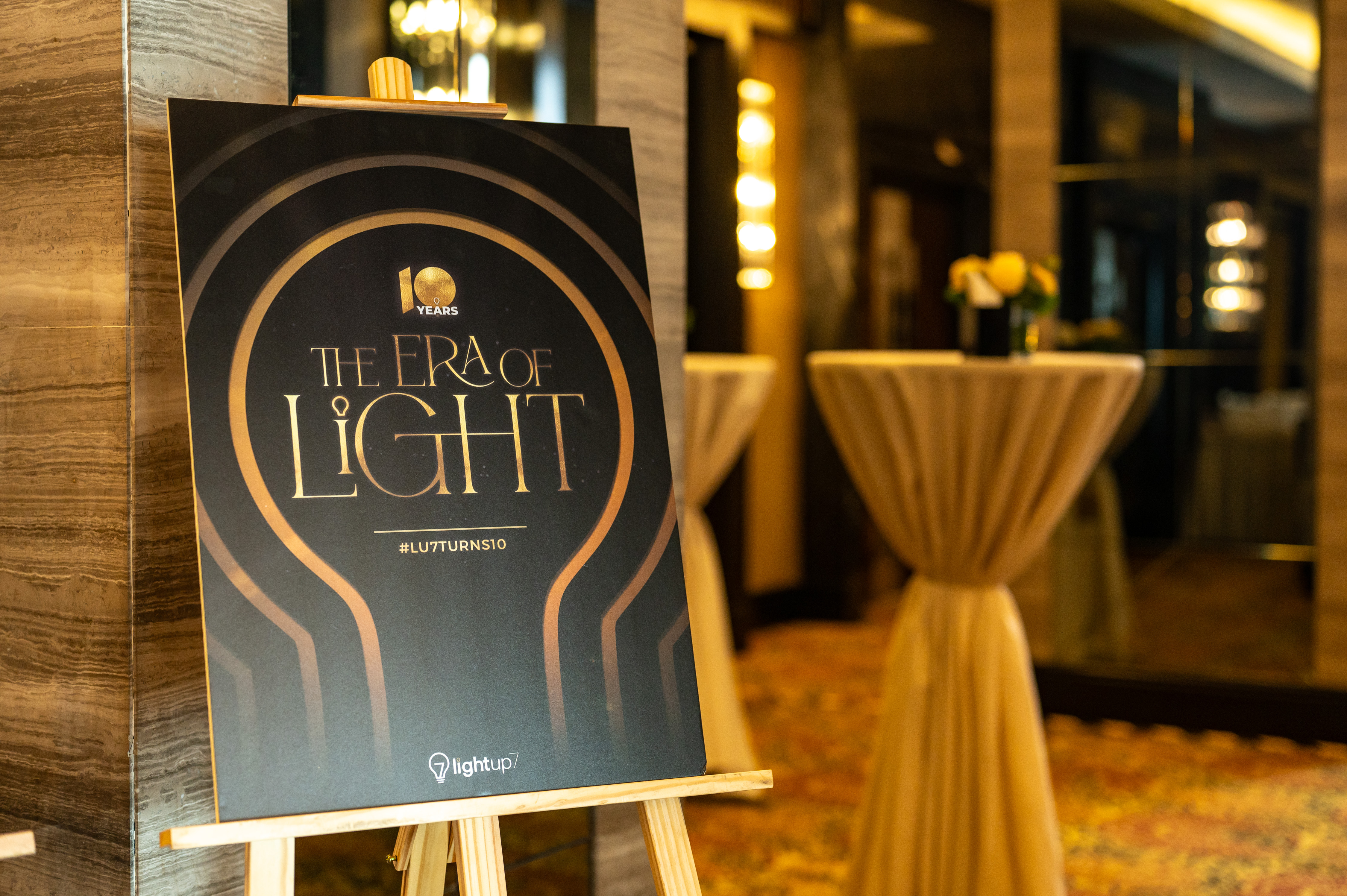 The Era of Light: Light Up 7’s 10th Year Anniversary Gala Dinner